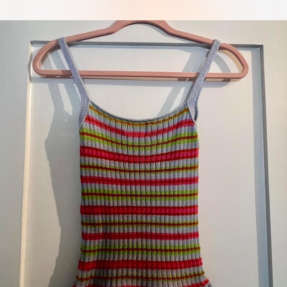 Maison Cleo Candice Blue Multicolor Knitted Tank - Picture 8 of 8